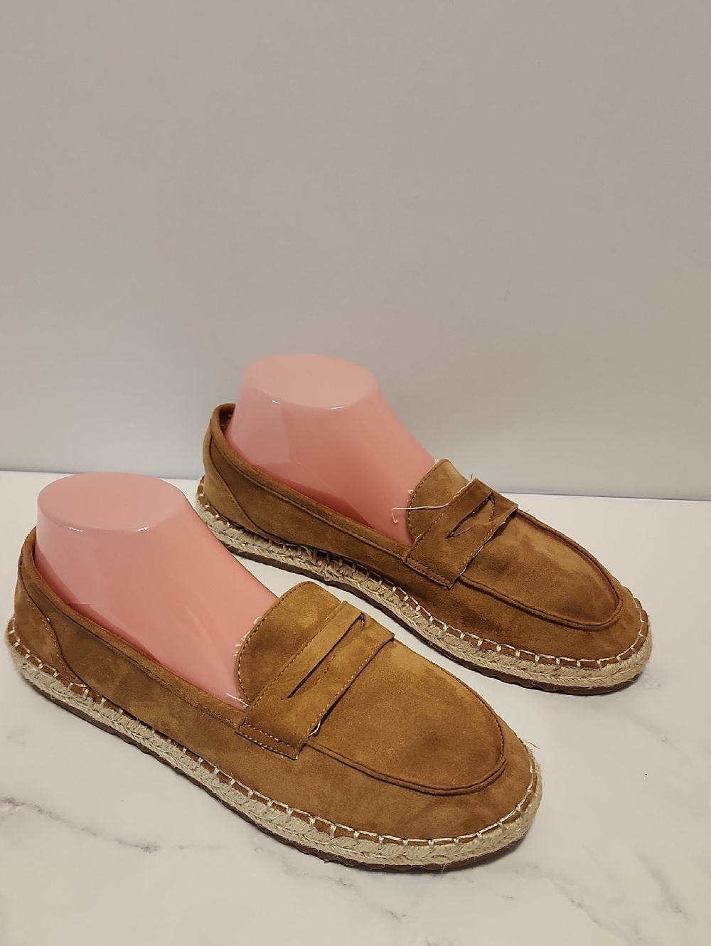 Findlay Tan Suede Espadrille Loafers
